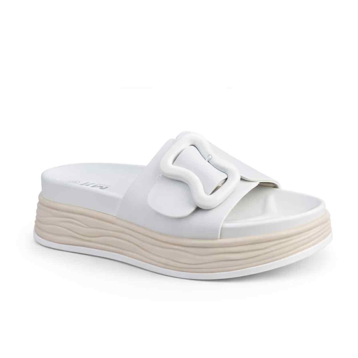 Sandale Compense pour femme 23491 blanc  Sandales médicales femme Maroc